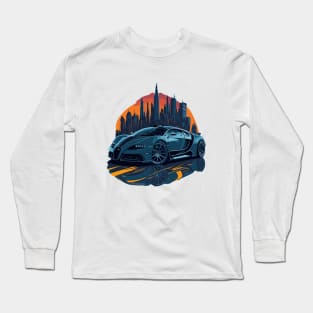 bugatti Veyron Vintage Car Long Sleeve T-Shirt